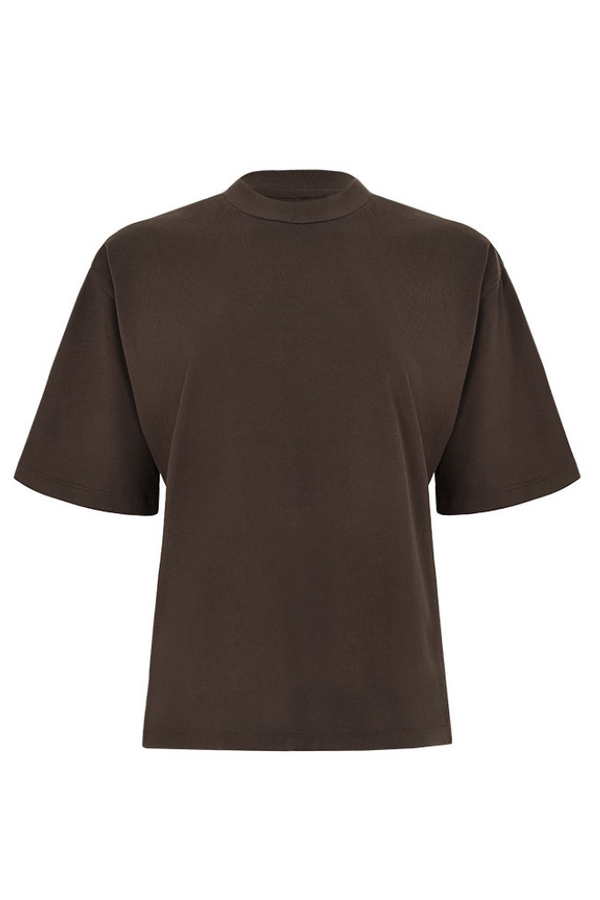 CAMISETA BOXY DARK CHOCOLATE